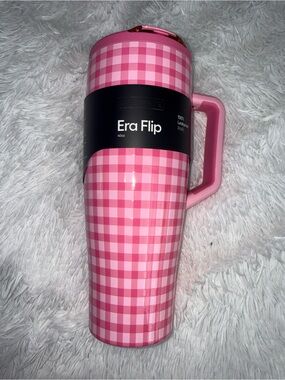 BrüMate Pink gingham 40 oz Era